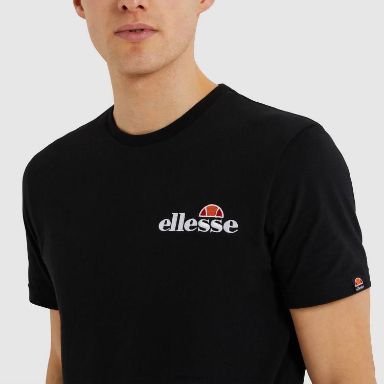 hombres camiseta vudú ropa Ellesse negro PZZNT385