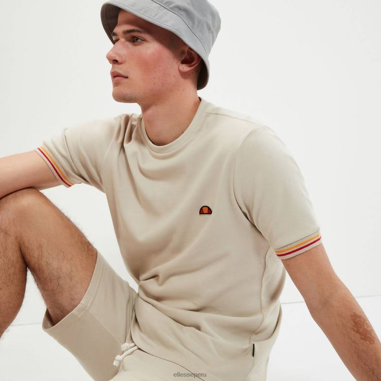 hombres reyes 2 camiseta ropa Ellesse beige PZZNT376