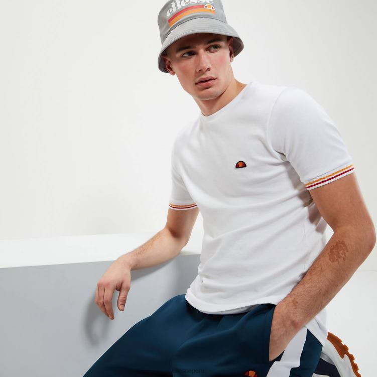 hombres reyes 2 camiseta ropa Ellesse blanco PZZNT375