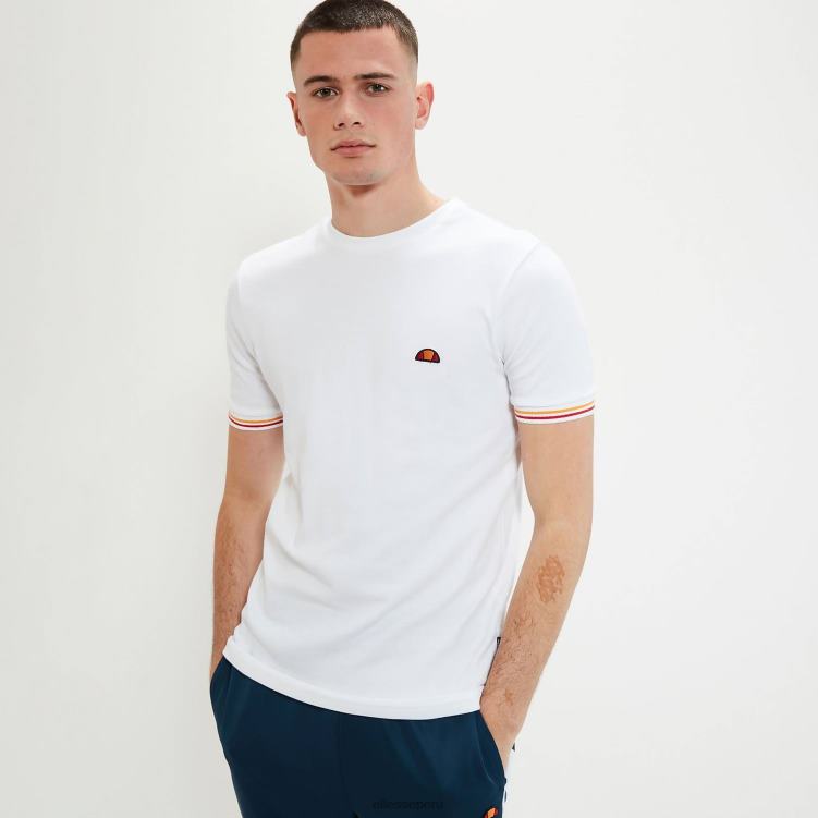 hombres reyes 2 camiseta ropa Ellesse blanco PZZNT375