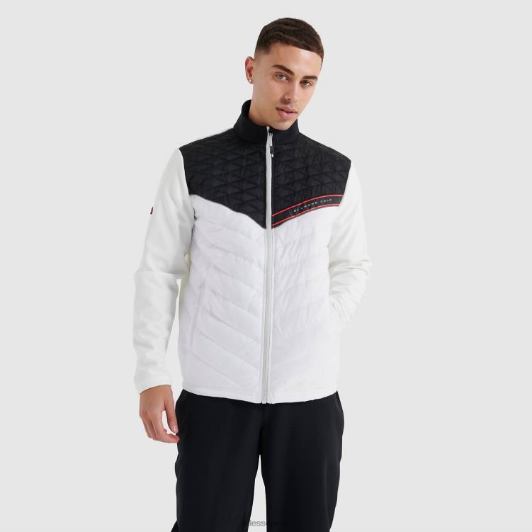 hombres chaqueta bassoni ropa Ellesse blanco PZZNT469