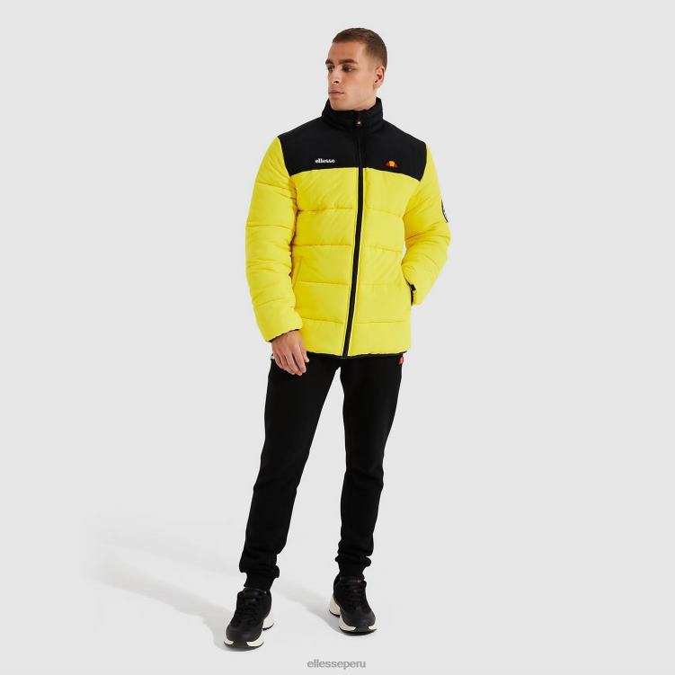 hombres chaqueta nebulosa ropa Ellesse amarillo PZZNT467