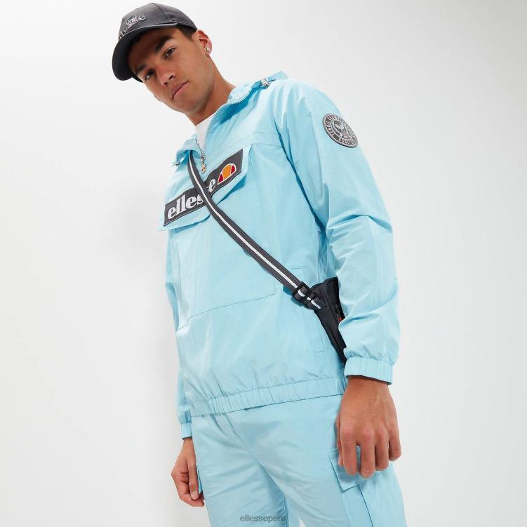 hombres chaqueta zavelo oh ropa Ellesse azul claro PZZNT266