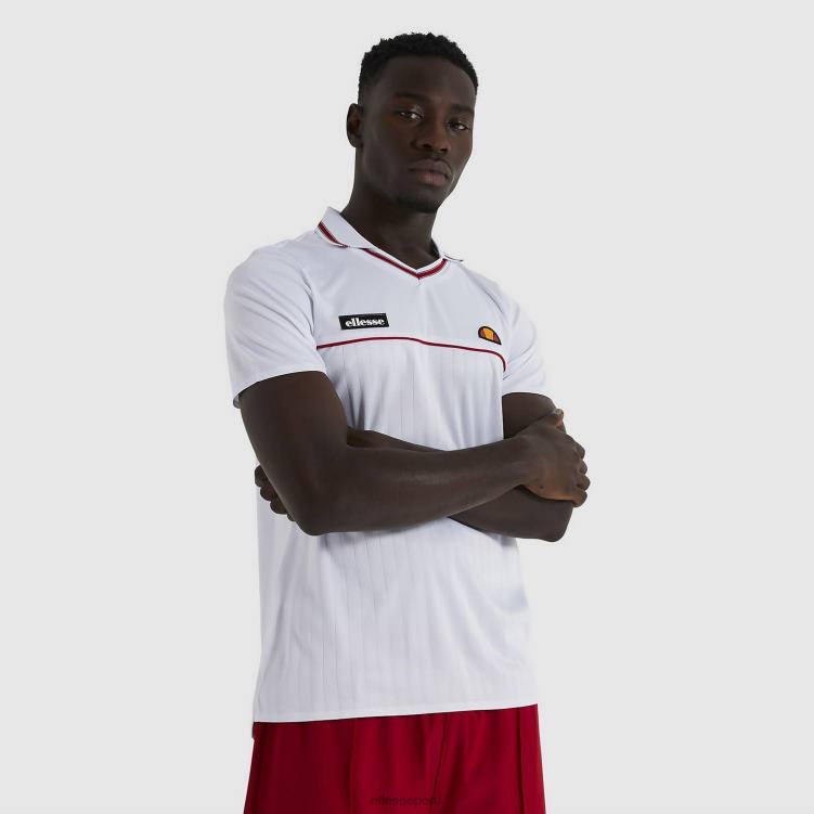 hombres polo de crucero ropa Ellesse blanco PZZNT476
