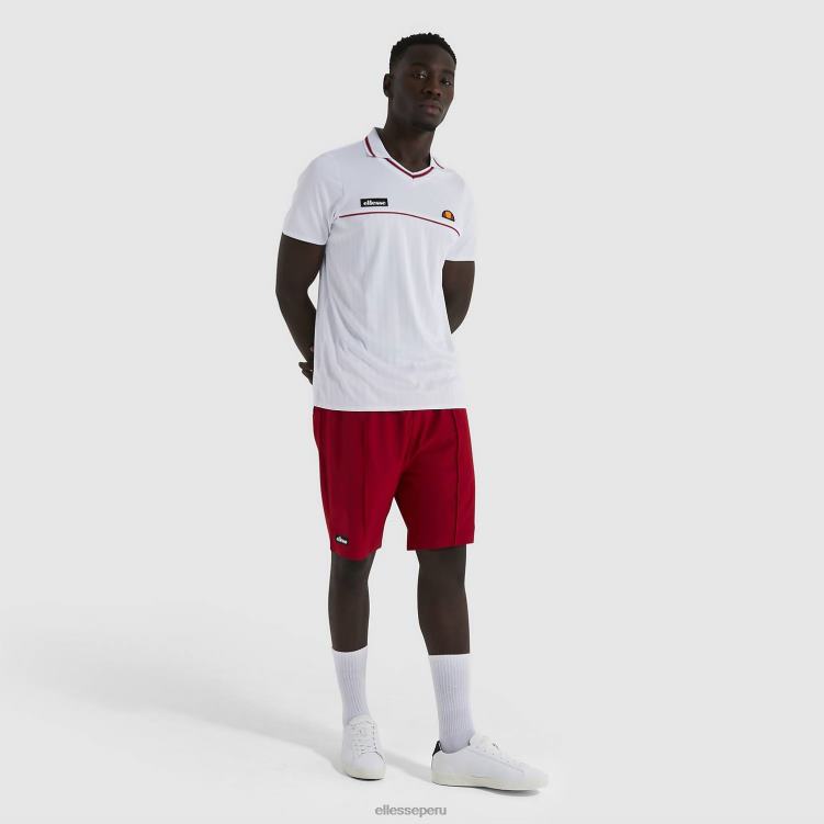 hombres polo de crucero ropa Ellesse blanco PZZNT476
