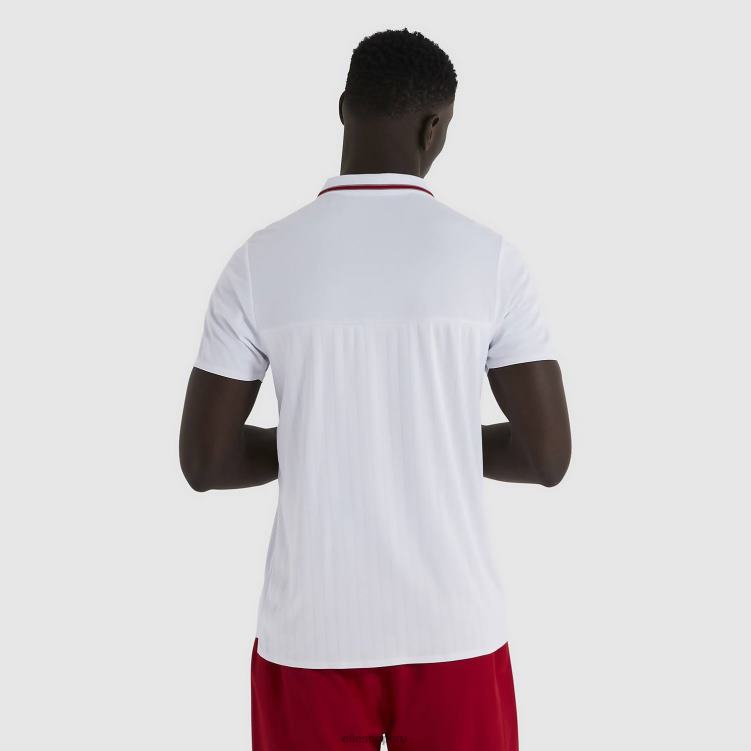 hombres polo de crucero ropa Ellesse blanco PZZNT476