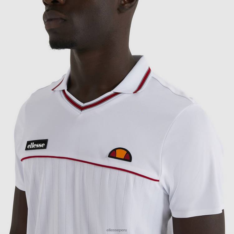 hombres polo de crucero ropa Ellesse blanco PZZNT476