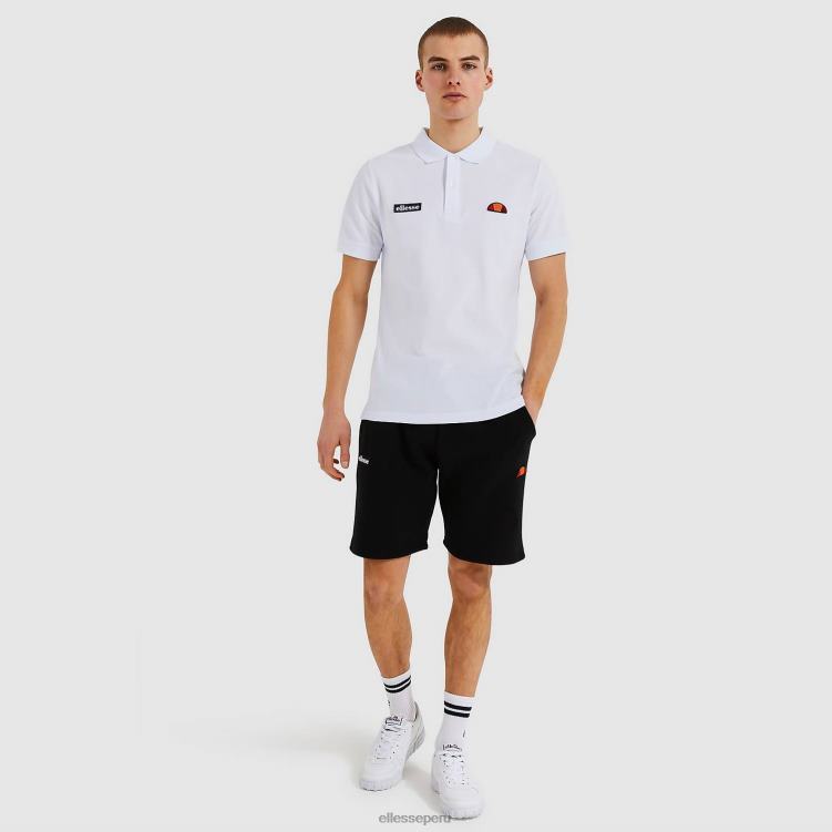 hombres polo de monte ropa Ellesse blanco PZZNT382
