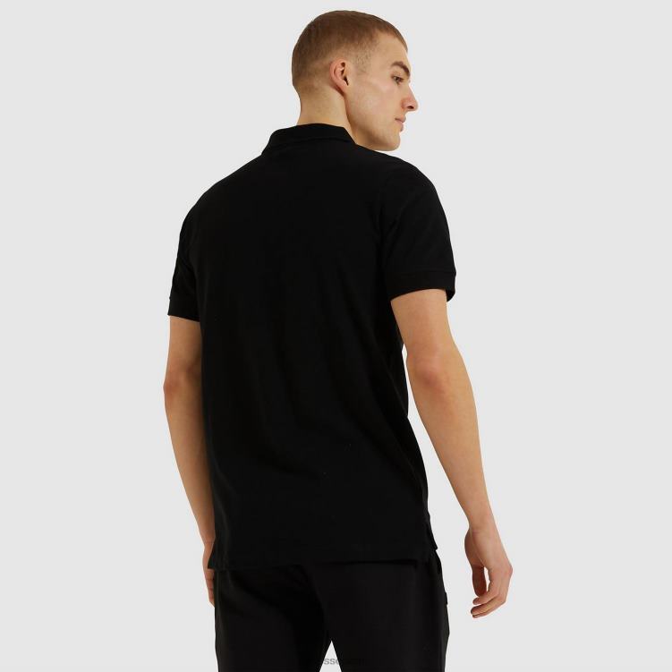hombres polo de monte ropa Ellesse negro PZZNT391