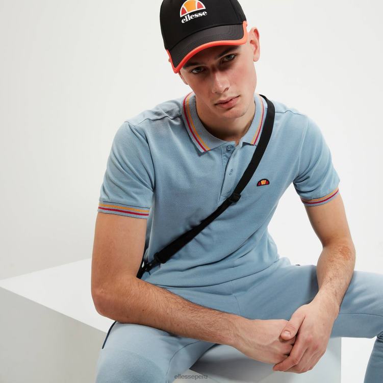 hombres polo de rooks ropa Ellesse azul claro PZZNT388