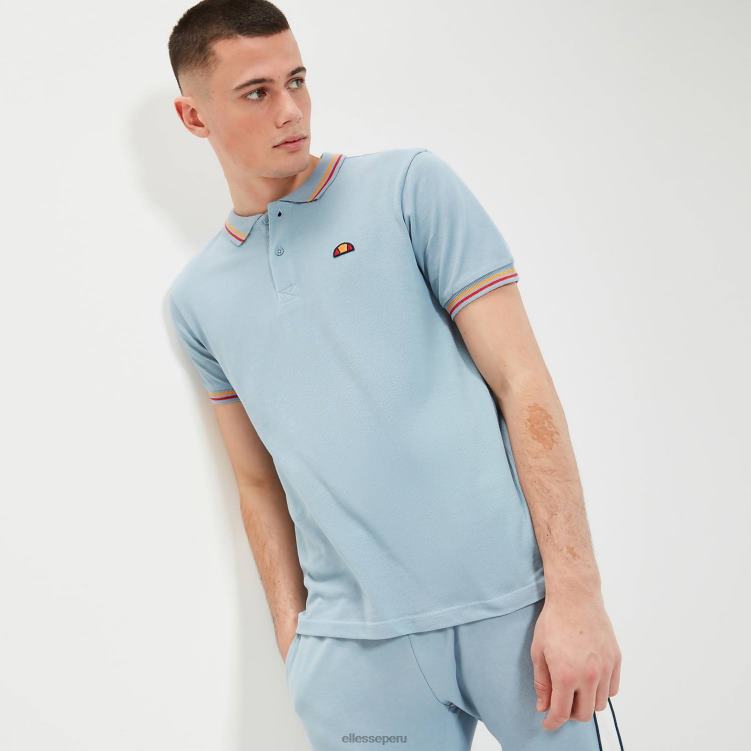 hombres polo de rooks ropa Ellesse azul claro PZZNT388