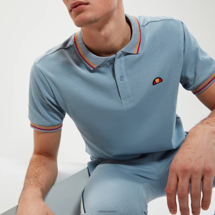 hombres polo de rooks ropa Ellesse azul claro PZZNT388