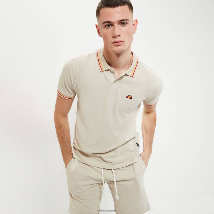 hombres polo de rooks ropa Ellesse beige PZZNT348