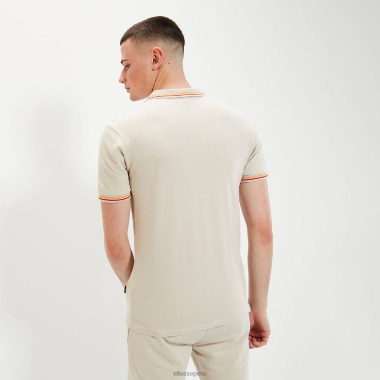 hombres polo de rooks ropa Ellesse beige PZZNT348