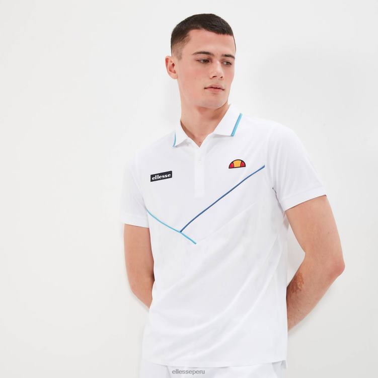 hombres polo tolbiaco ropa Ellesse blanco PZZNT333