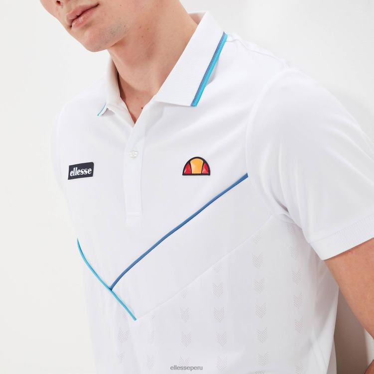 hombres polo tolbiaco ropa Ellesse blanco PZZNT333