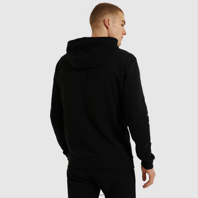 hombres sudadera con capucha briero ropa Ellesse negro PZZNT315