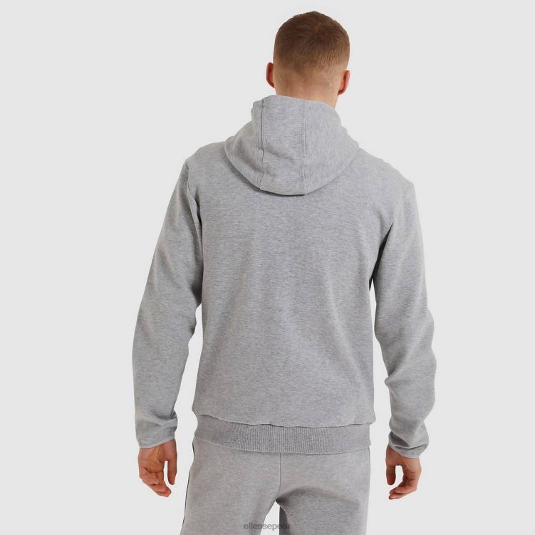 hombres sudadera con capucha ornari fz ropa Ellesse marga gris PZZNT317