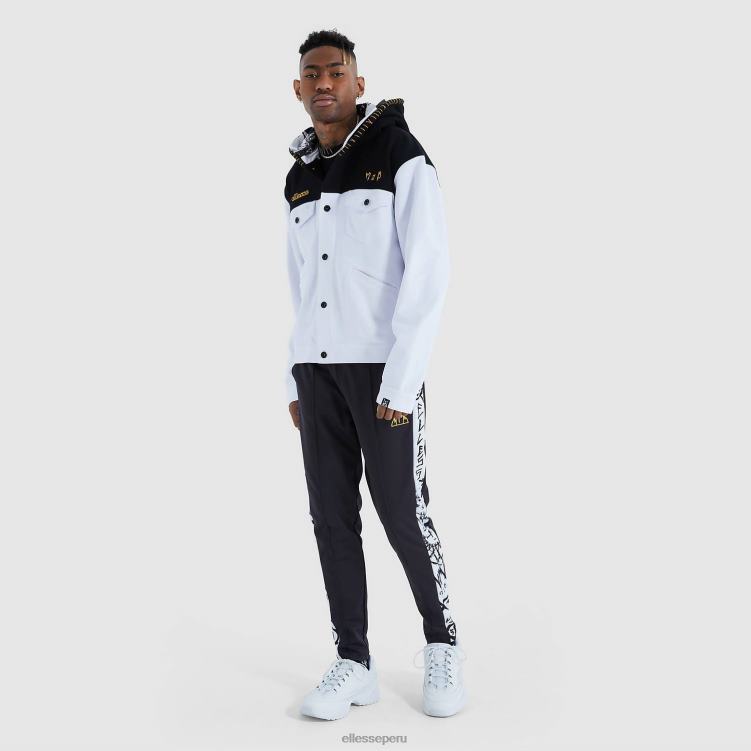 hombres sudadera con capucha paxell ropa Ellesse blanco PZZNT472