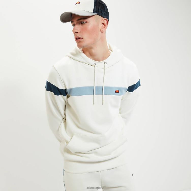 hombres sudadera con capucha pietro ropa Ellesse blanquecino PZZNT313