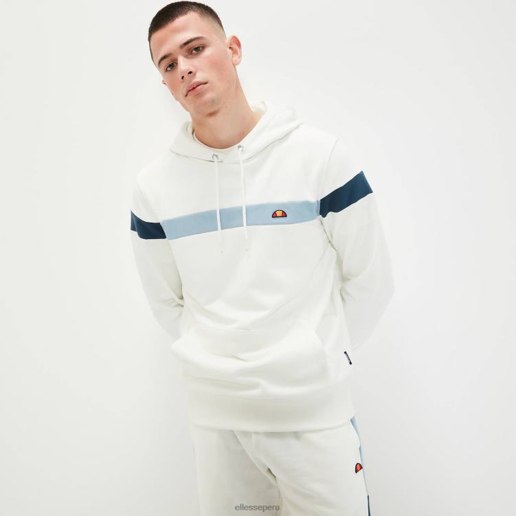 hombres sudadera con capucha pietro ropa Ellesse blanquecino PZZNT313