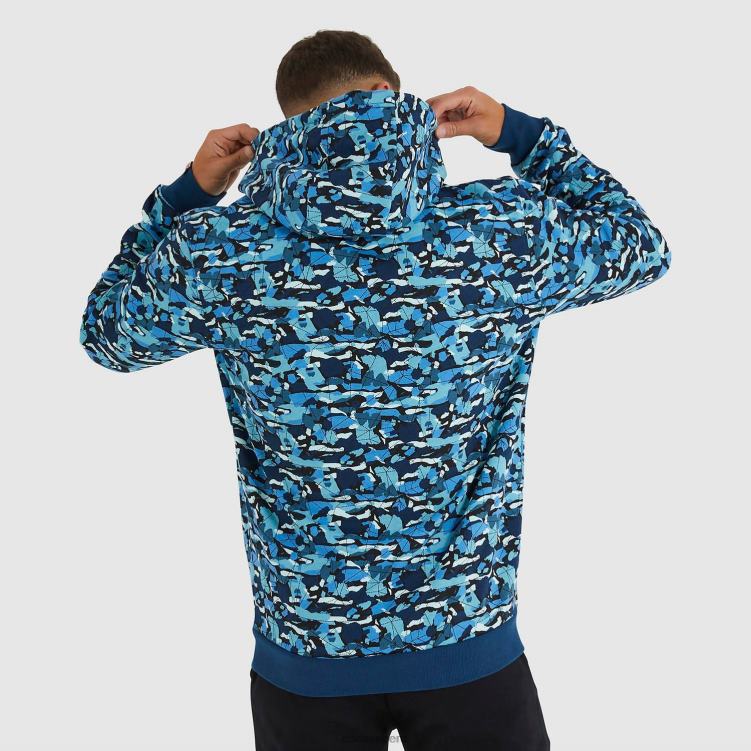 hombres sudadera con capucha tartica ropa Ellesse multi PZZNT473