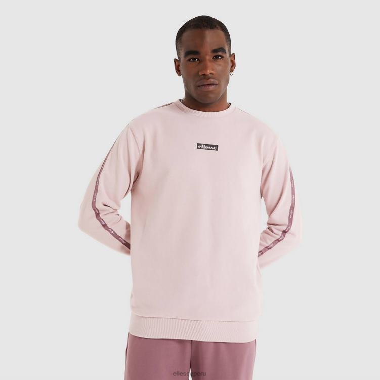hombres sudadera con capucha ropa Ellesse Rosa claro PZZNT471