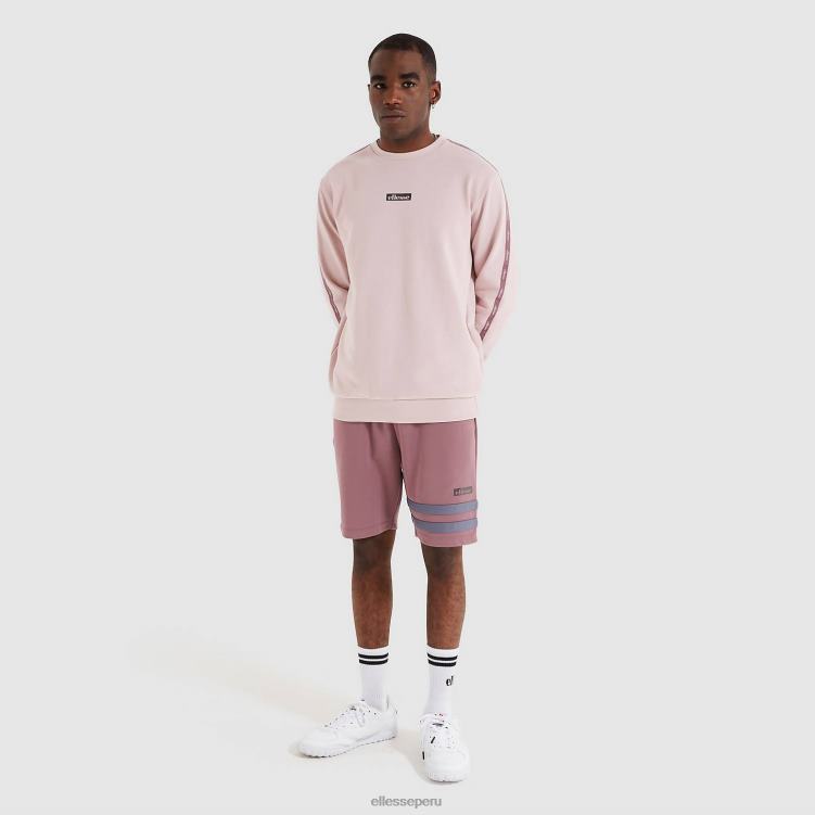 hombres sudadera con capucha ropa Ellesse Rosa claro PZZNT471