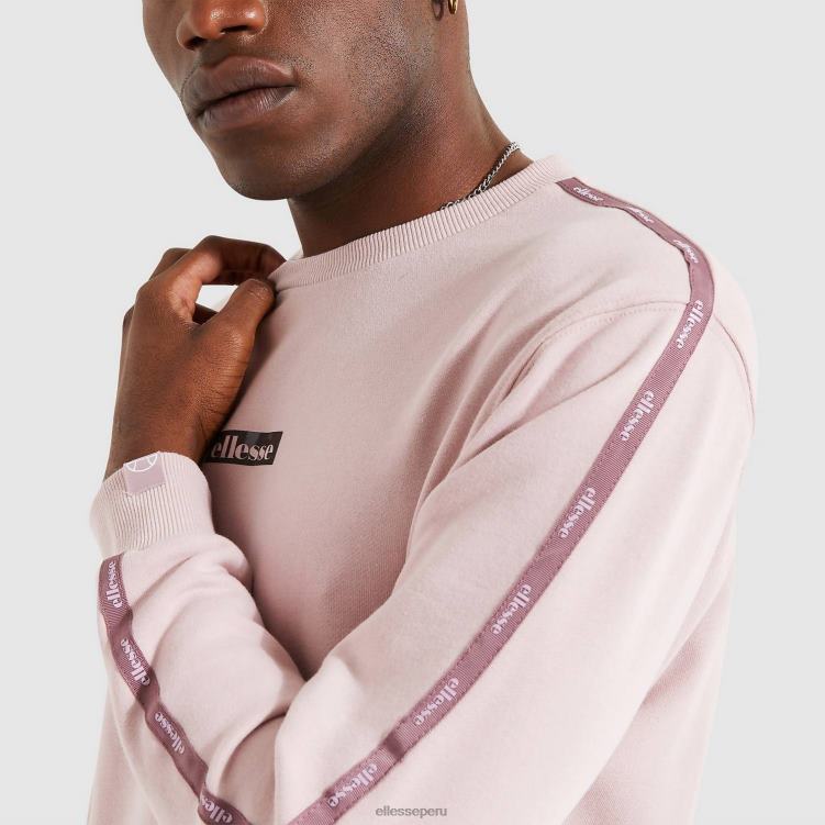 hombres sudadera con capucha ropa Ellesse Rosa claro PZZNT471