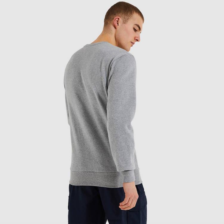 hombres sudadera diveria ropa Ellesse marga gris PZZNT307