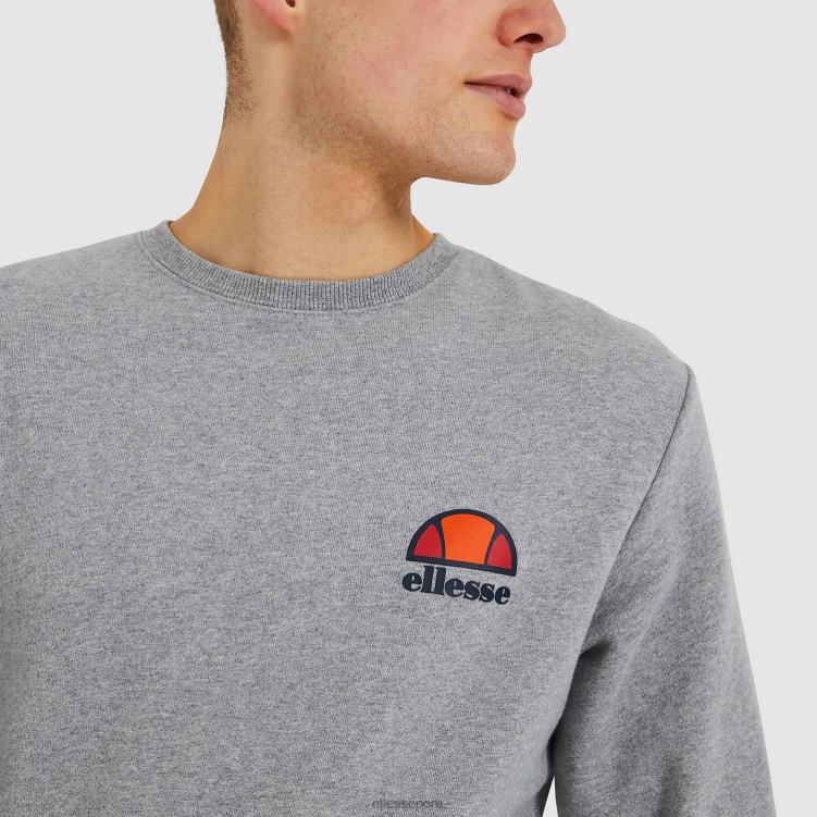 hombres sudadera diveria ropa Ellesse marga gris PZZNT307