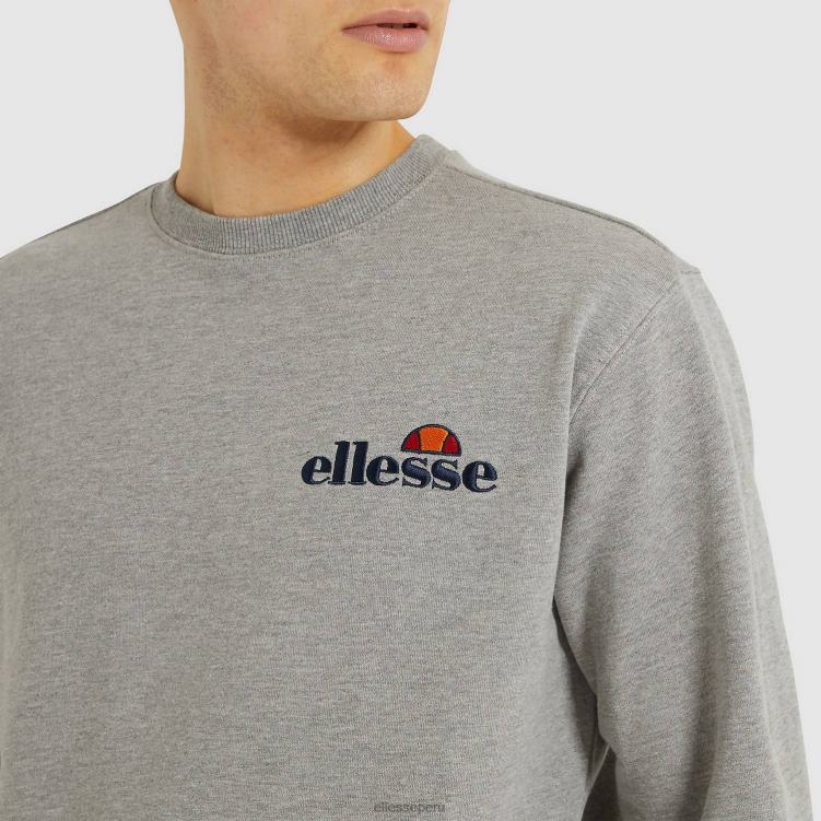 hombres sudadera fierro ropa Ellesse gris PZZNT312
