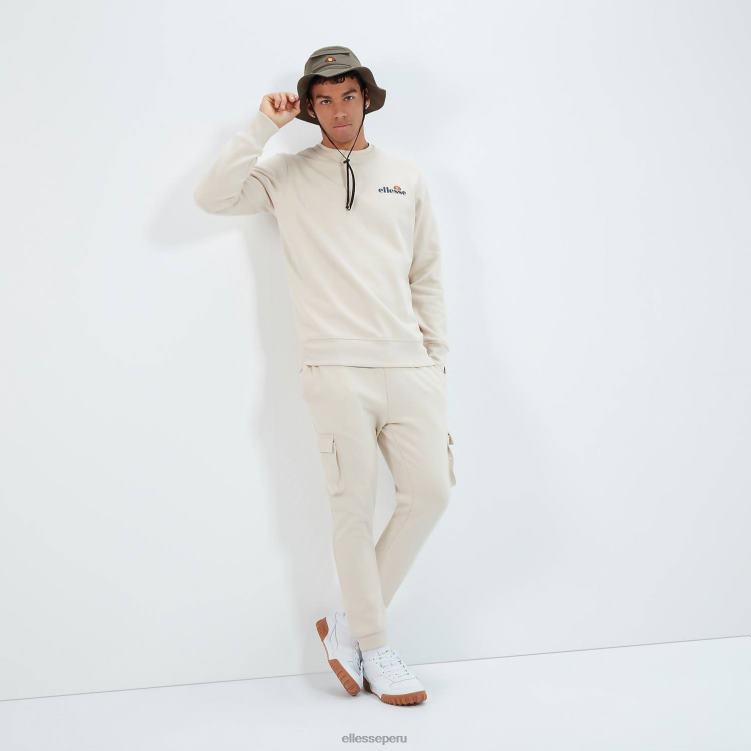 hombres sudadera paliano ropa Ellesse beige PZZNT300