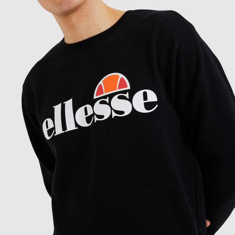 hombres sudadera sl succiso ropa Ellesse negro PZZNT292