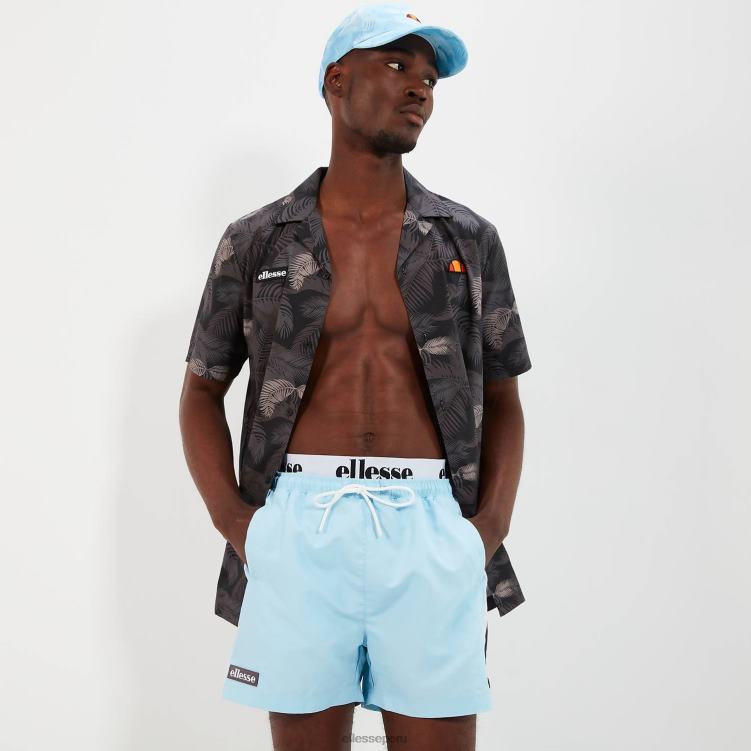 hombres bañador solara ropa Ellesse azul claro PZZNT440
