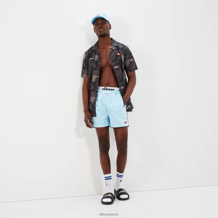 hombres bañador solara ropa Ellesse azul claro PZZNT440