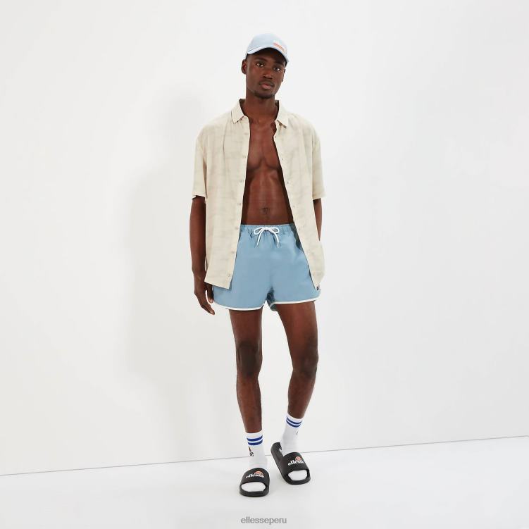 hombres cabañas nadar corto ropa Ellesse azul claro PZZNT451