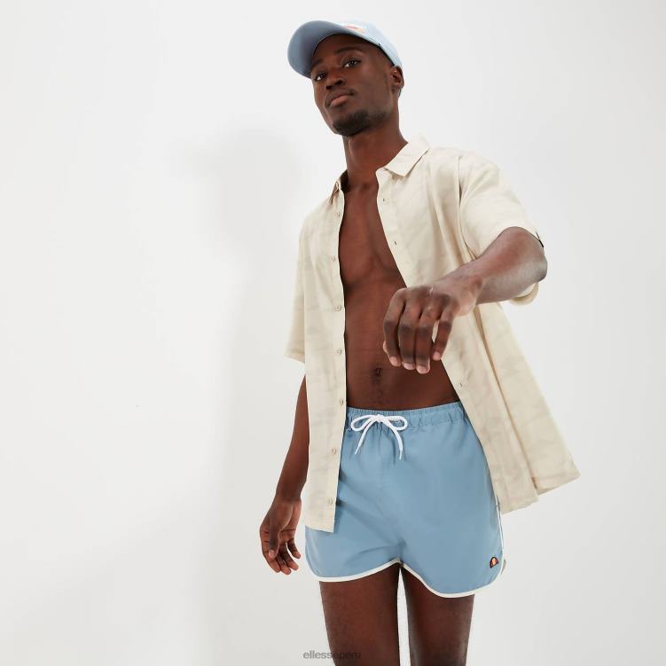 hombres cabañas nadar corto ropa Ellesse azul claro PZZNT451
