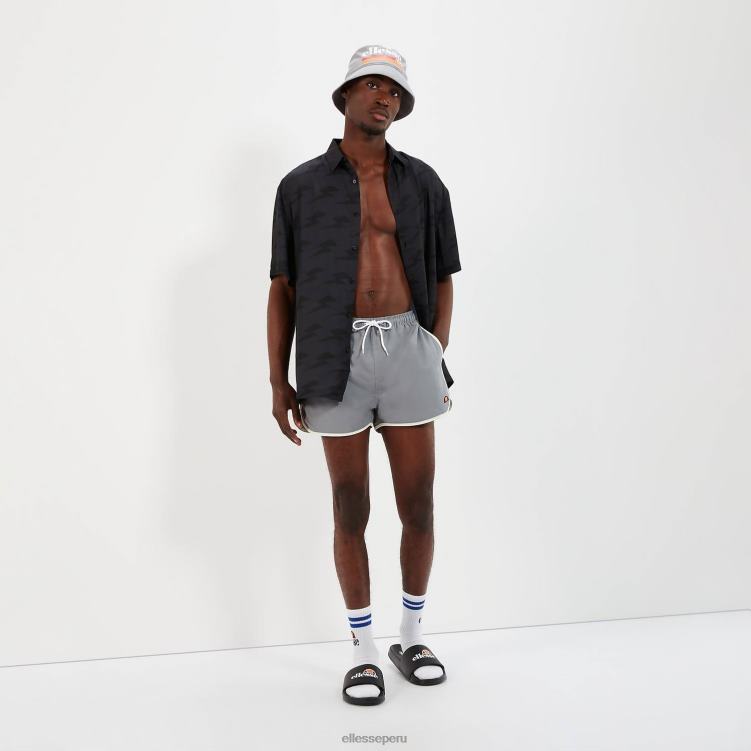 hombres cabañas nadar corto ropa Ellesse gris PZZNT452