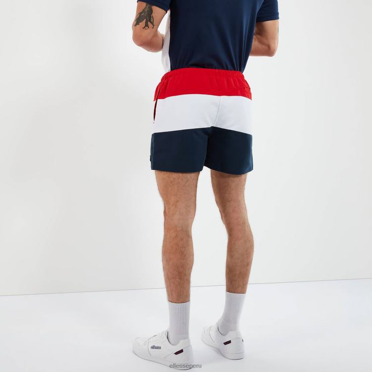 hombres cielo nadar corto ropa Ellesse rojo/azul marino/blanco PZZNT458