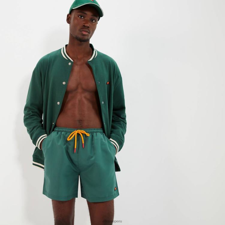hombres traje de baño de caballeros ropa Ellesse verde oscuro PZZNT447