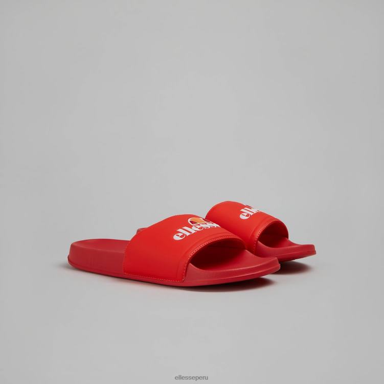 hombres diapositiva filipo zapatos Ellesse rojo PZZNT533