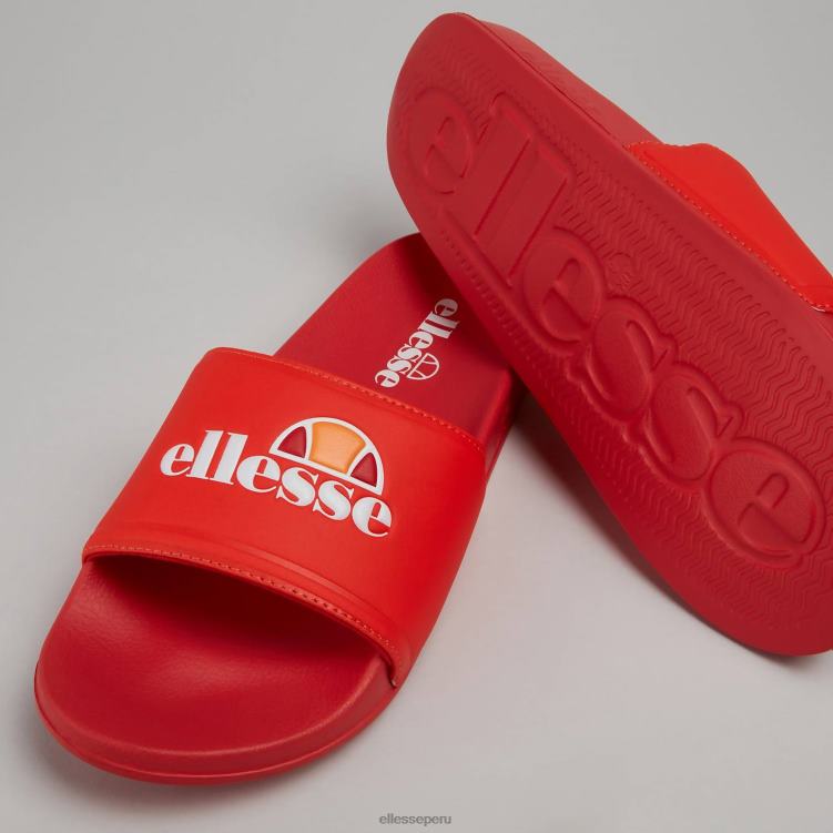 hombres diapositiva filipo zapatos Ellesse rojo PZZNT533