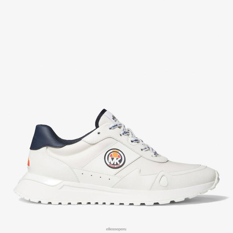hombres entrenador de millas mk zapatos Ellesse blanco PZZNT459