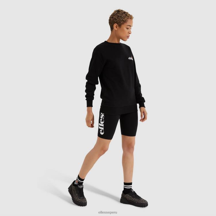 mujer pantalones cortos de gira ropa Ellesse negro PZZNT132