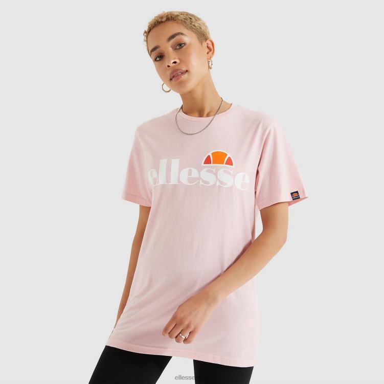 mujer camiseta albania ropa Ellesse Rosa claro PZZNT63