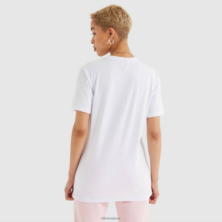 mujer camiseta albania ropa Ellesse blanco PZZNT62