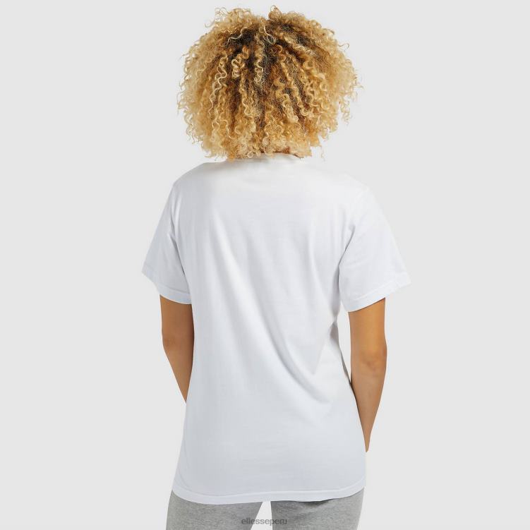 mujer camiseta albania ropa Ellesse blanco PZZNT62