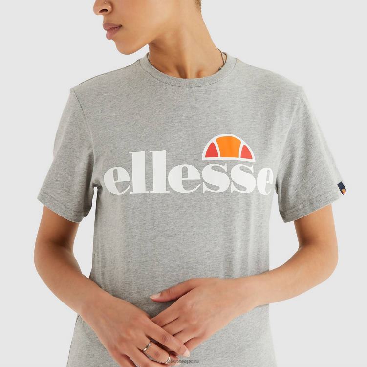 mujer camiseta albania ropa Ellesse marga gris PZZNT60