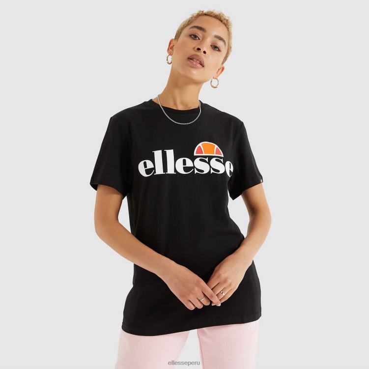 mujer camiseta albany negra ropa Ellesse antracita PZZNT61